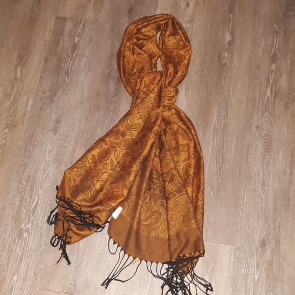 Long, wide hand sewn wrap/scarf/pashmina